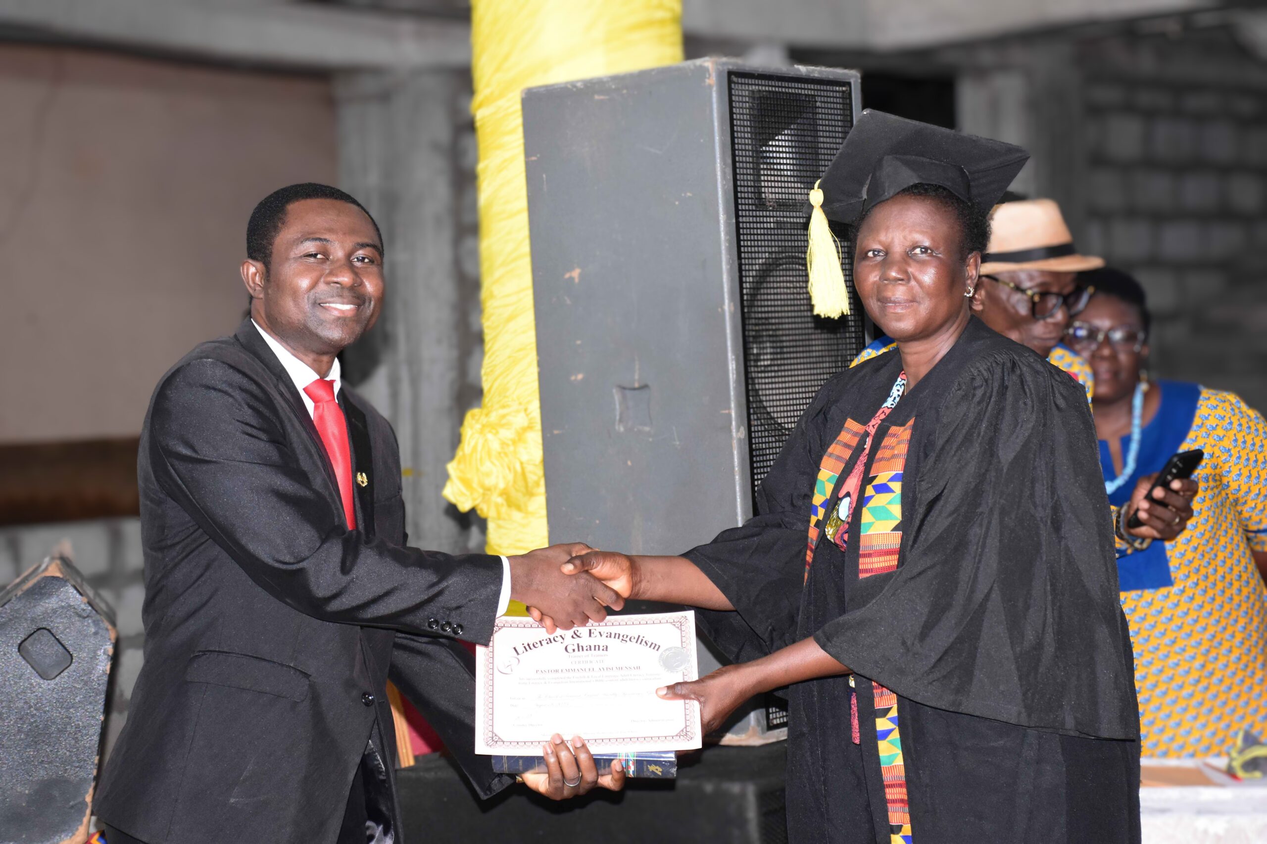 Teachers and Learners Gradation at COP, Agormanya Area.